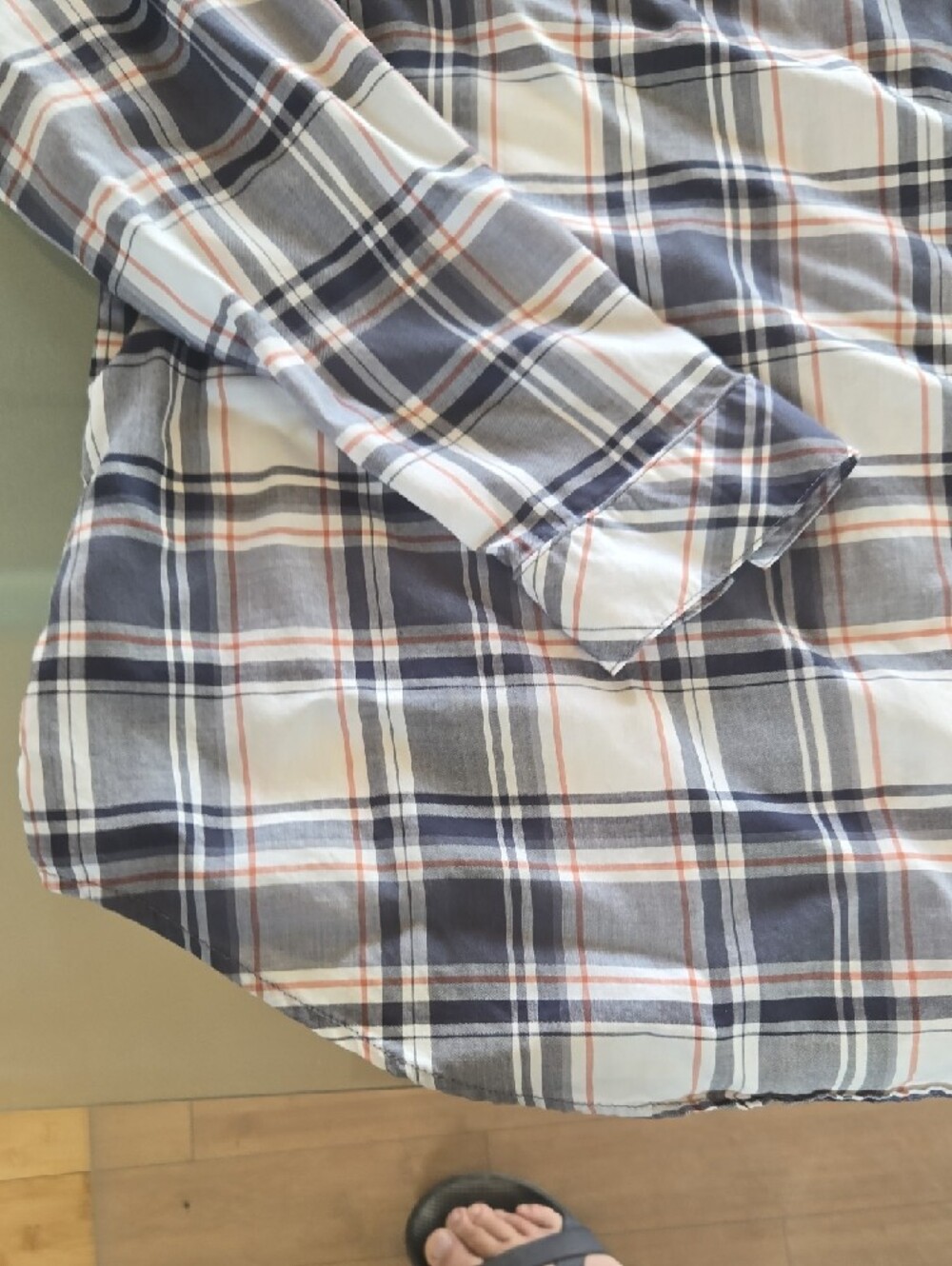Kuhl Women's Plaid Button-Down Shirt in White, Blue, Brown - Picture 11 of 13